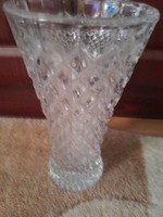 Csiszolt kristály  váza  gyönyörű