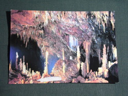 Képeslap, Aggtelek Jósvafő, Baradla cseppkőbarlang, barlang részlet