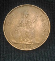 Anglia One penny 1962 - 0036