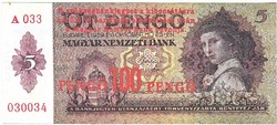 Magyarország 100.pengő REPLIKA 1939 UNC