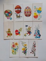 11 old graphic Easter postcards