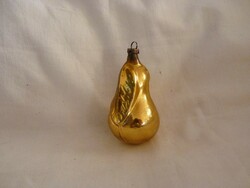 Old glass Christmas tree decoration - pear!