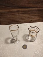 2 gilded glasses for replacement