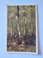 Régi művészeti képeslap 1956