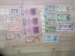 17 weaker, torn crowns and loose banknotes