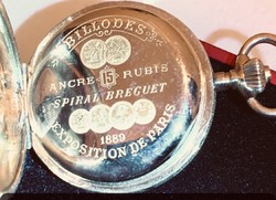 ARANY ZSEBORA 1889 PÁRIZSI VILÁG KIALLITASBOL, BREGUET
