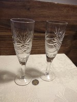 2 crystal champagne glasses for replacement