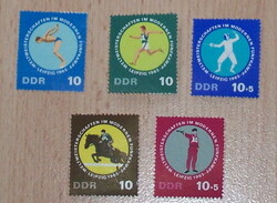 DDR 1965-Sport-Posta tiszta sor