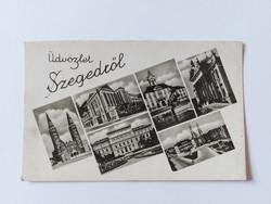 Old postcard Szeged 1949
