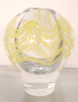 Exbor novybor ivo rossipal glass vase 14 cm, 1.6 Kg, 2 cm thick