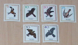 DDR 1965-Madarak-Posta tiszta bélyegsor