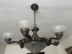 Old chandelier.