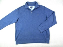 Original gant (xl / 2xl) elegant long-sleeved men's pastel blue sweater