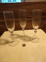 3 champagne glasses for replacement