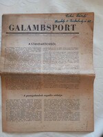 1956 Pigeon sport newspaper