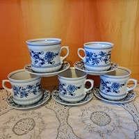 Onion patterned teacups