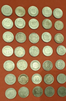 335 Pieces of Hungary 10 fils,