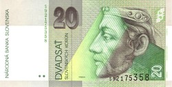 20 korun korona 2006 Szlovákia 2. Gyönyörű