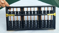 Antique Chinese arithmetic abacus