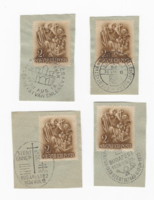 Szent István halálának 900 éves évfordulója 1938 - Első napi bélyegzések