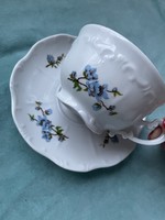 Zsolnay barackvirág mintás teás csésze szett