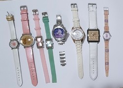 Pack of 9 quartz watches with special watches