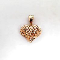 Golden heart pendant (zal-au121339)