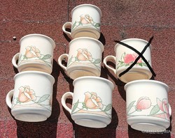 England flower pattern mug set of 6 pieces