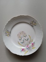 Art Nouveau pansy deep plate and flat plate 6+4 pcs