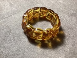 Amber rubber bracelet