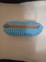 Crochet tissue holder