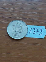 Turkey 10 kurus 2006 copper-zinc-nickel 1373
