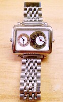 Retro women's watch: q&q duplex quartz, waterproof rarity,