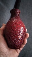 Small vase with cracked glaze by Zsolnay.