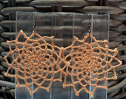 Special crocheted earrings