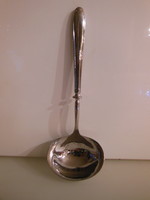 Sauce spoon - stainless steel - heavy - solid - 20 x 7 cm - flawless
