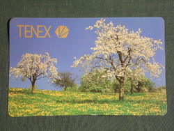 Card calendar, Russia, Moscow, tenex, techsnabexport, enriched uranium, nuclear fuel, 1996, (6)