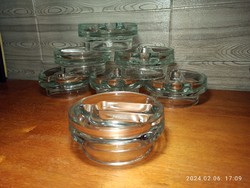 7 flawless retro glass ashtrays