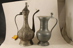Tin and metal decanters 669