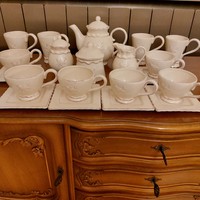 Glazed ceramic tea and coffee set