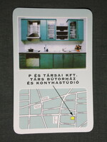 Card calendar, Pécs, partner furniture house kitchen studio, interior design, 1996, (6)