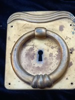 Szecessziós butor fogantyú/ antik szekrény kilincs