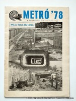 1978  /  METRÓ'78  /  Eredeti, régi ÚJSÁG  Ssz.:  26856