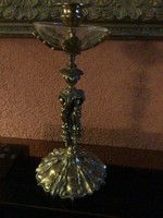 Copper candle holder with angels
