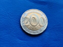 KAZAHSZTÁN 200 TENGE 2021 BIMETÁL! UNC! ÚJ KIADÁS!