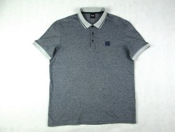 Original hugo boss (m) elegant short-sleeved men's collared t-shirt