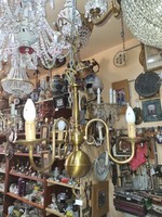 3-branch Flemish chandelier.
