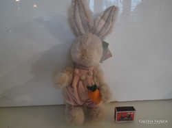 Rabbit - new - russ - 30 x 14 cm - with tag - plush - like new - exclusive - flawless