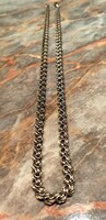 47.5 cm rose marked silver necklace chain 18.3 gr