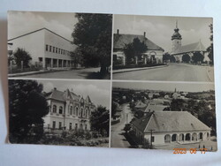 Old postcard: Sajószentpéter, details (1963)
